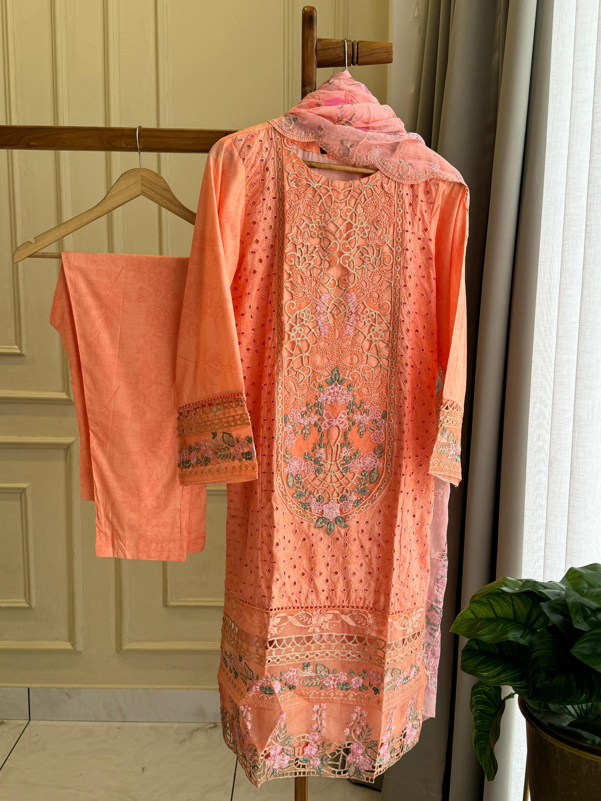 Premium Pure Lawn Embroidered Suit - 05