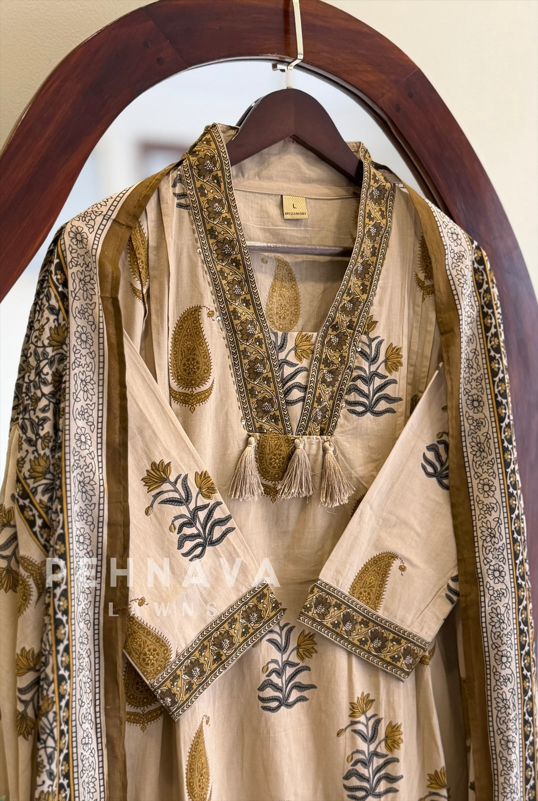 Paisley Printed Suit Set 12001-004