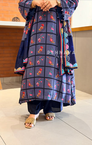 Printed Crepe Suit Set 5066