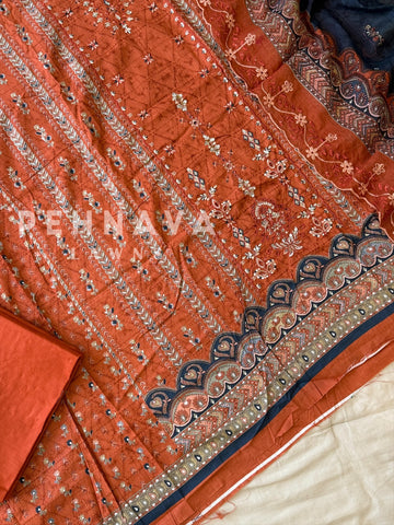 Casual Embroidered Suit-2704 - Pehnava Lawns