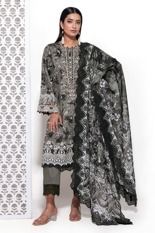 Khaadi Unstitched embroidered Lawn suit-7932