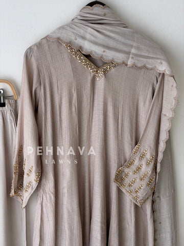 Handworked Anarkali Three Piece Ensemble-N8001