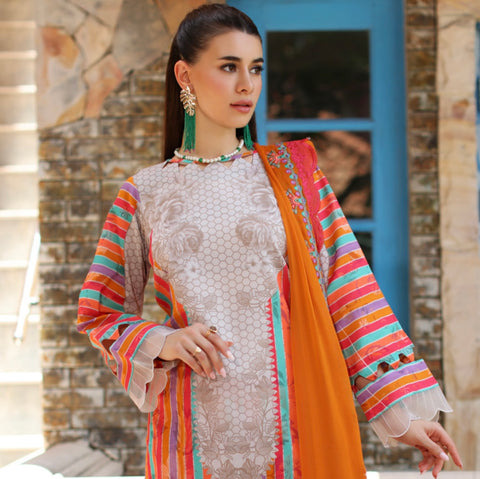 Charizma Printed Suit-8