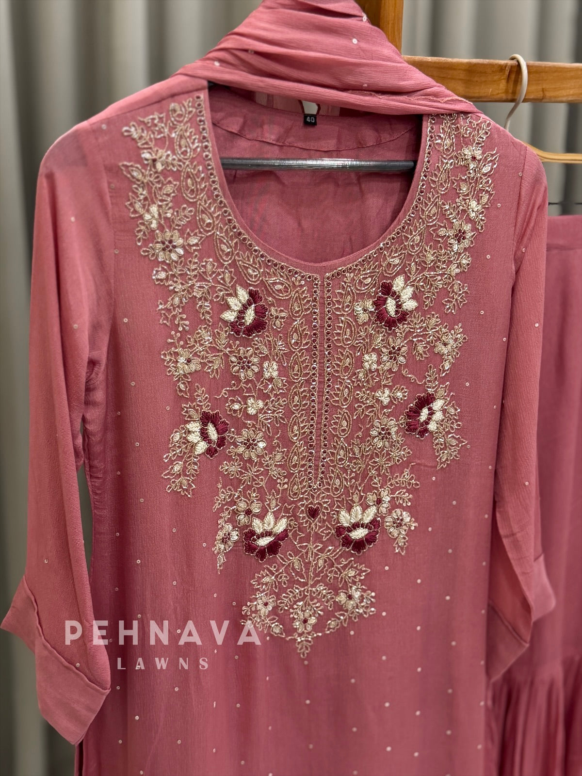 Premium Handworked Chinnon Suit
