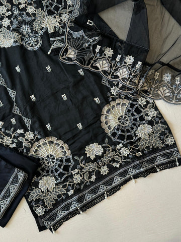 Embroidered Suit Set