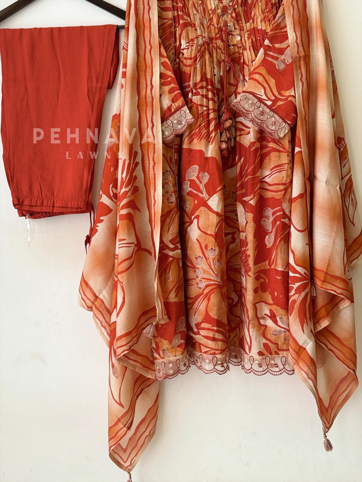 Floral Muslin Suit Set 3234 JJ11