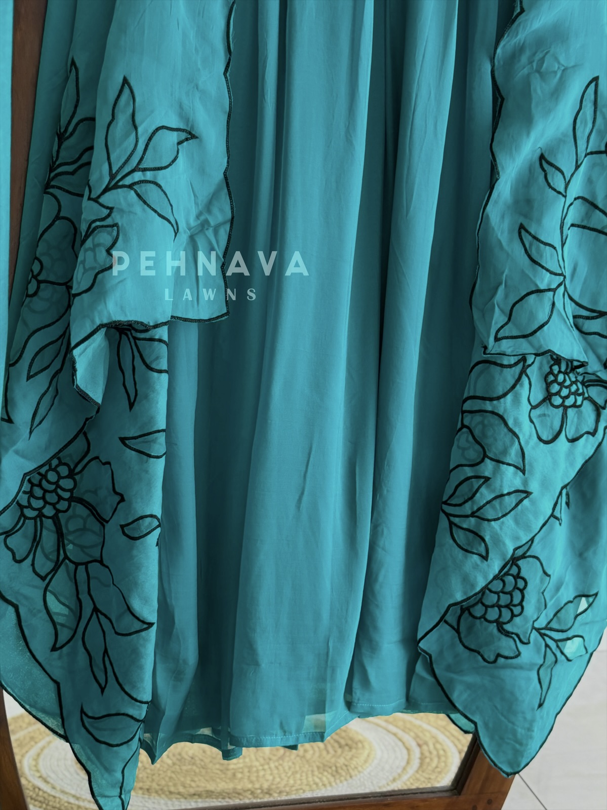 Embroidered Dupatta Suit Set