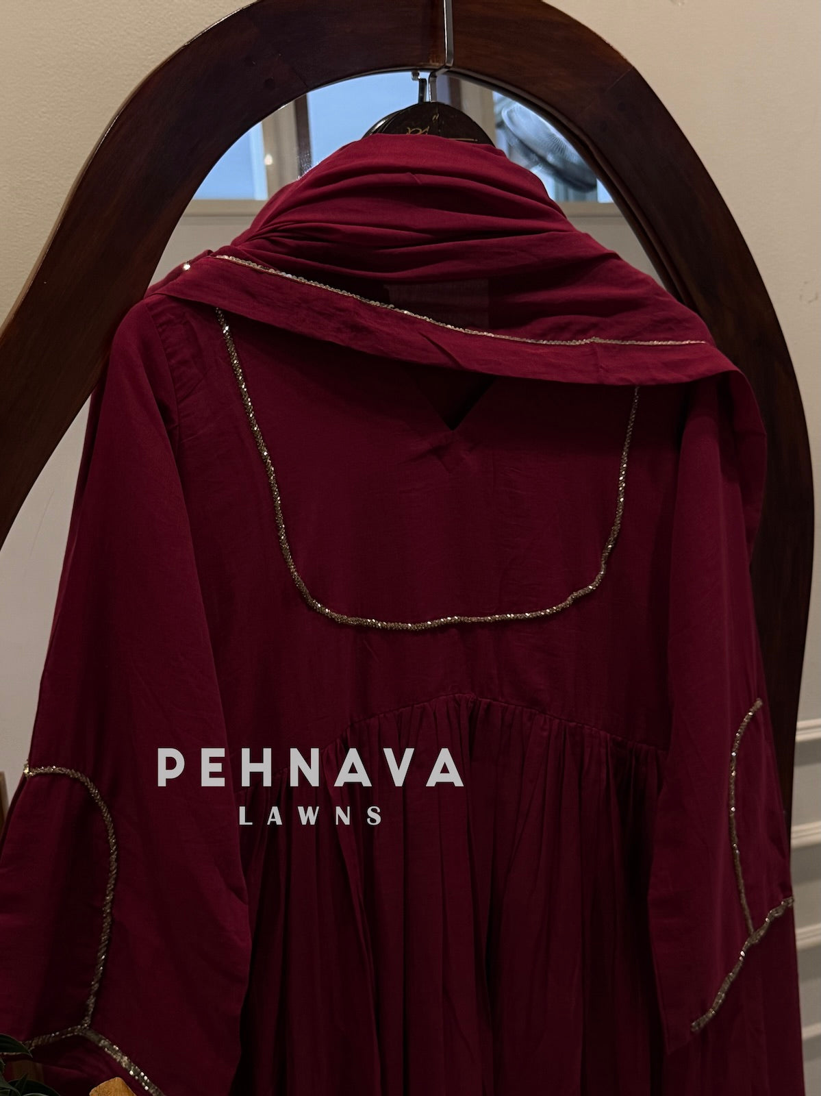 Minimal Flared Anarkali suit