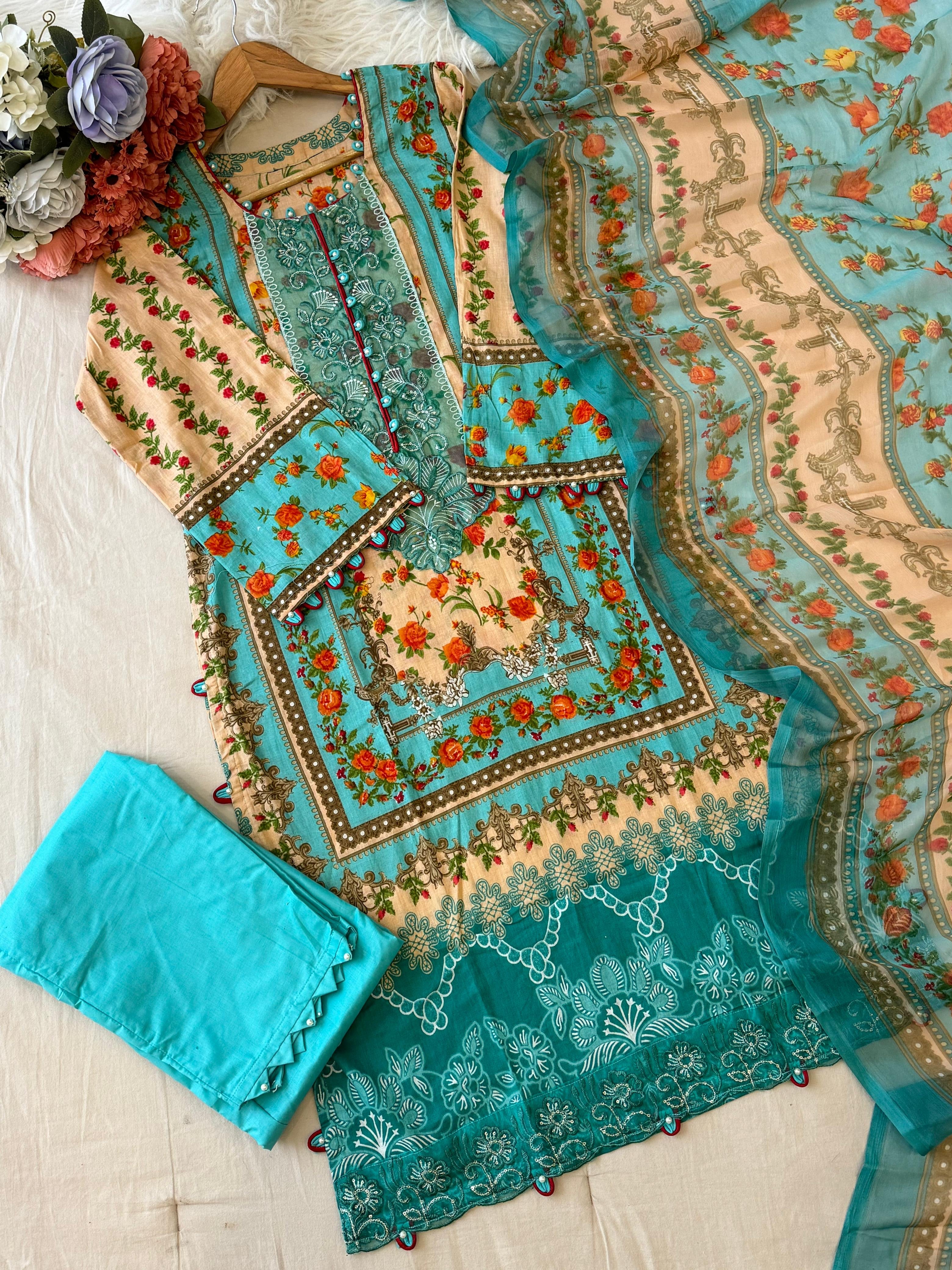 New Ready to Wear Printed Suit-6