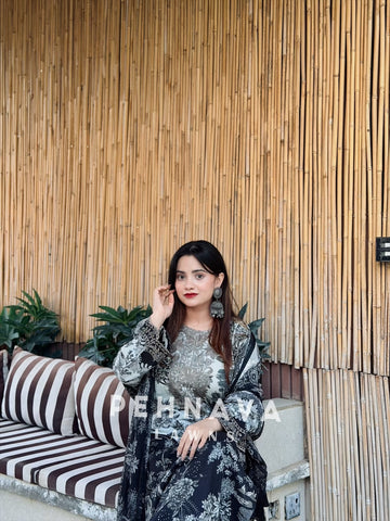 Printed Cotton Suit 1344