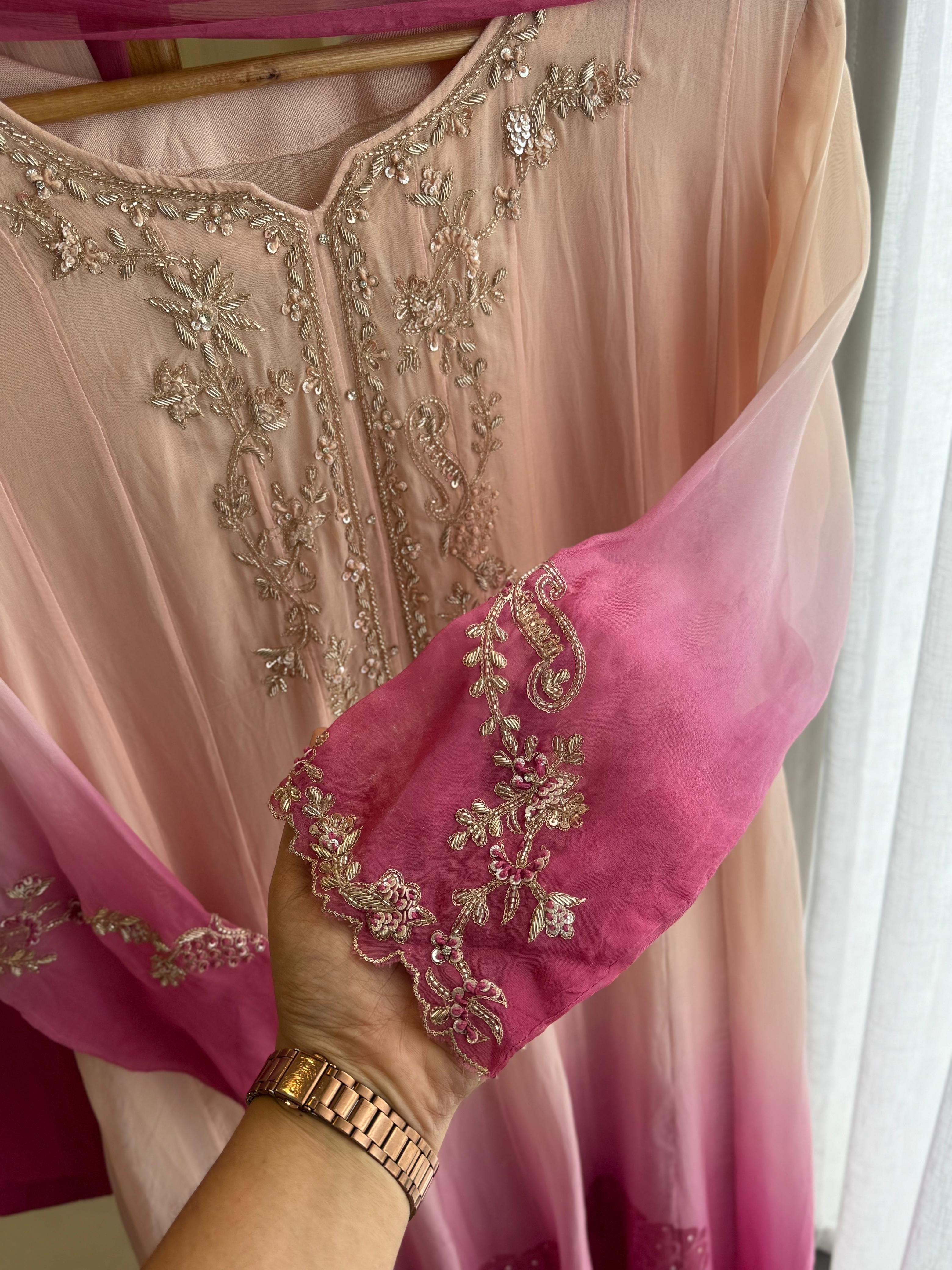 Premium Zardozi Handworked Anarkali Suit