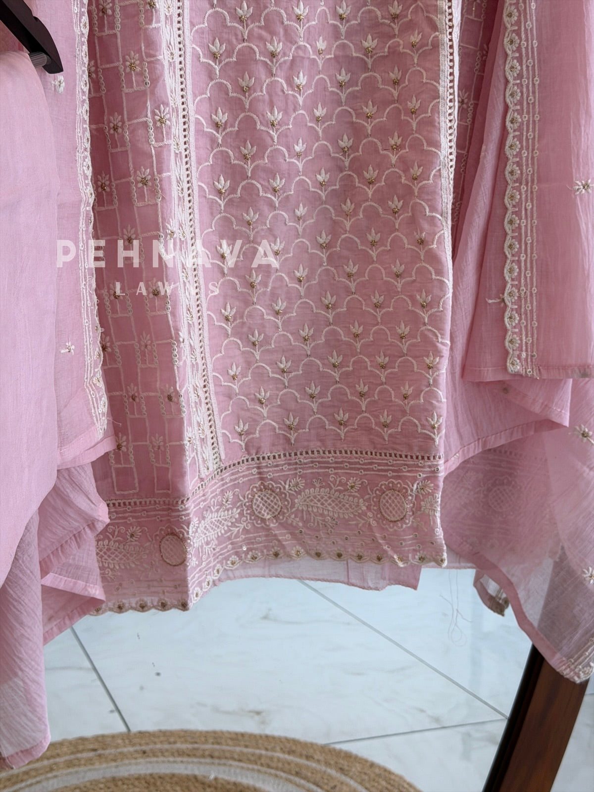 Chandheri Embroidered Unstitched Suit
