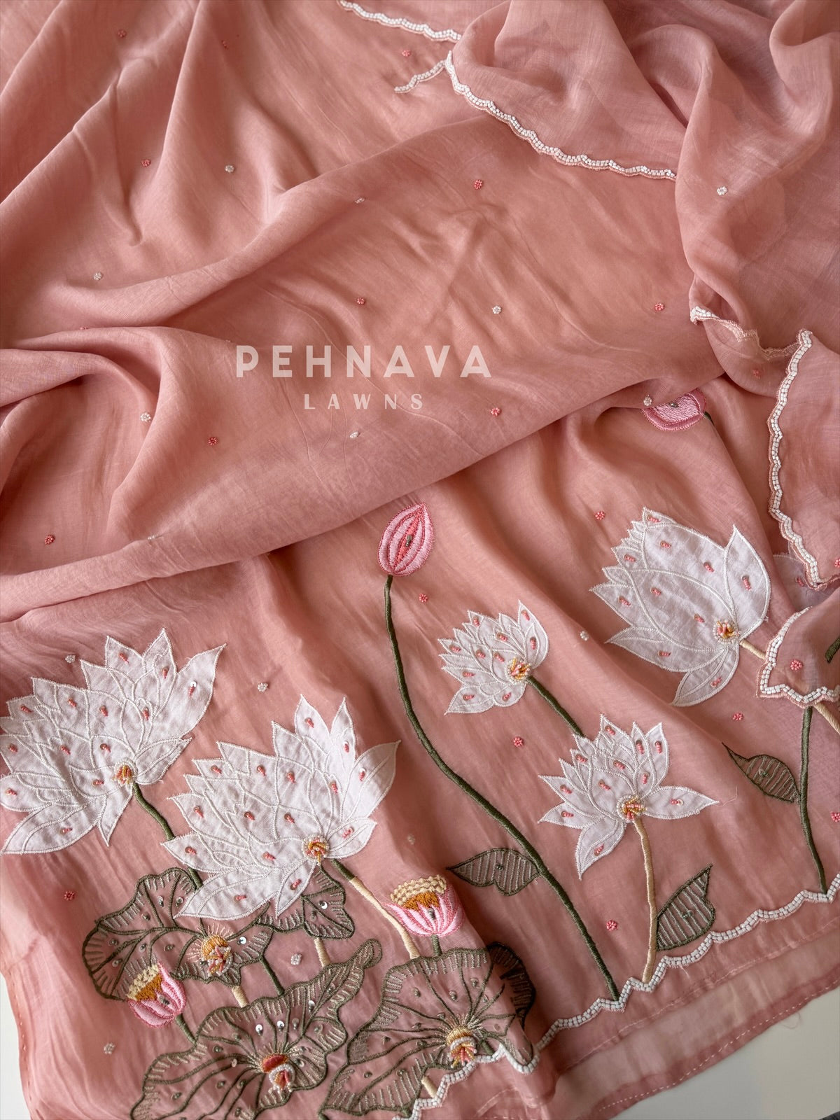 Chanderi Embroidered Unstitched Suit SS 1567