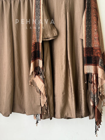 Pashmina Dupatta Suit Set-19746 - Pehnava Lawns
