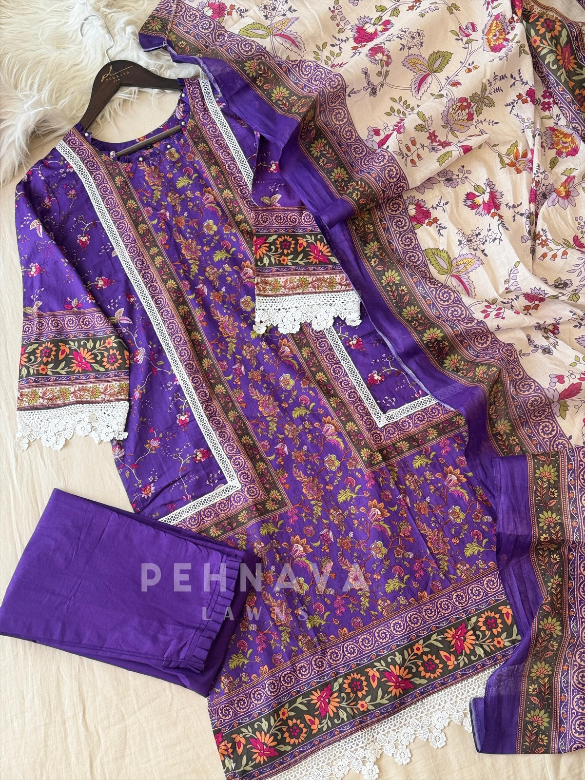 Cotton Printed Suit Set-1306