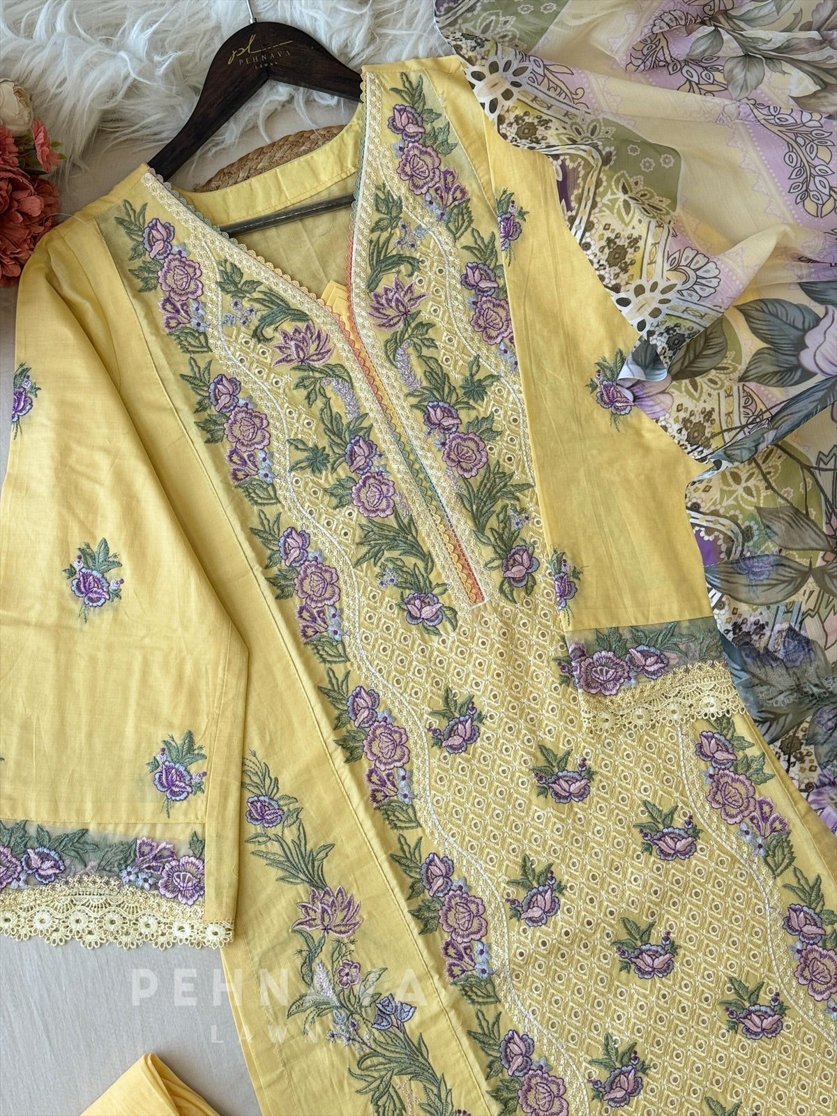 Yellow Unstitched Suit