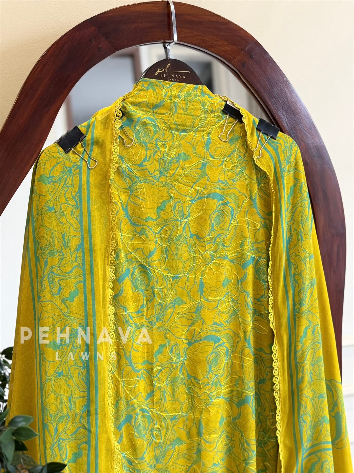 Floral Embroidered Unstitched Suit-1