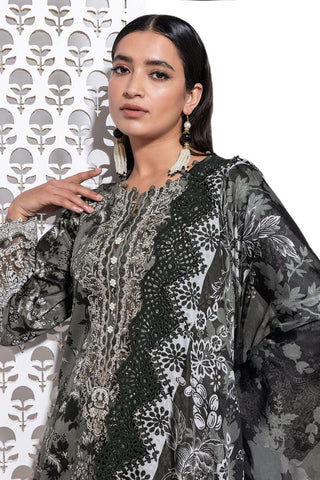 Khaadi Unstitched embroidered Lawn suit-7932