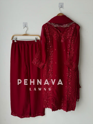 Georgette party wear suit-866