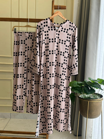 Premium Silk-Cotton Tunic Top-J5995