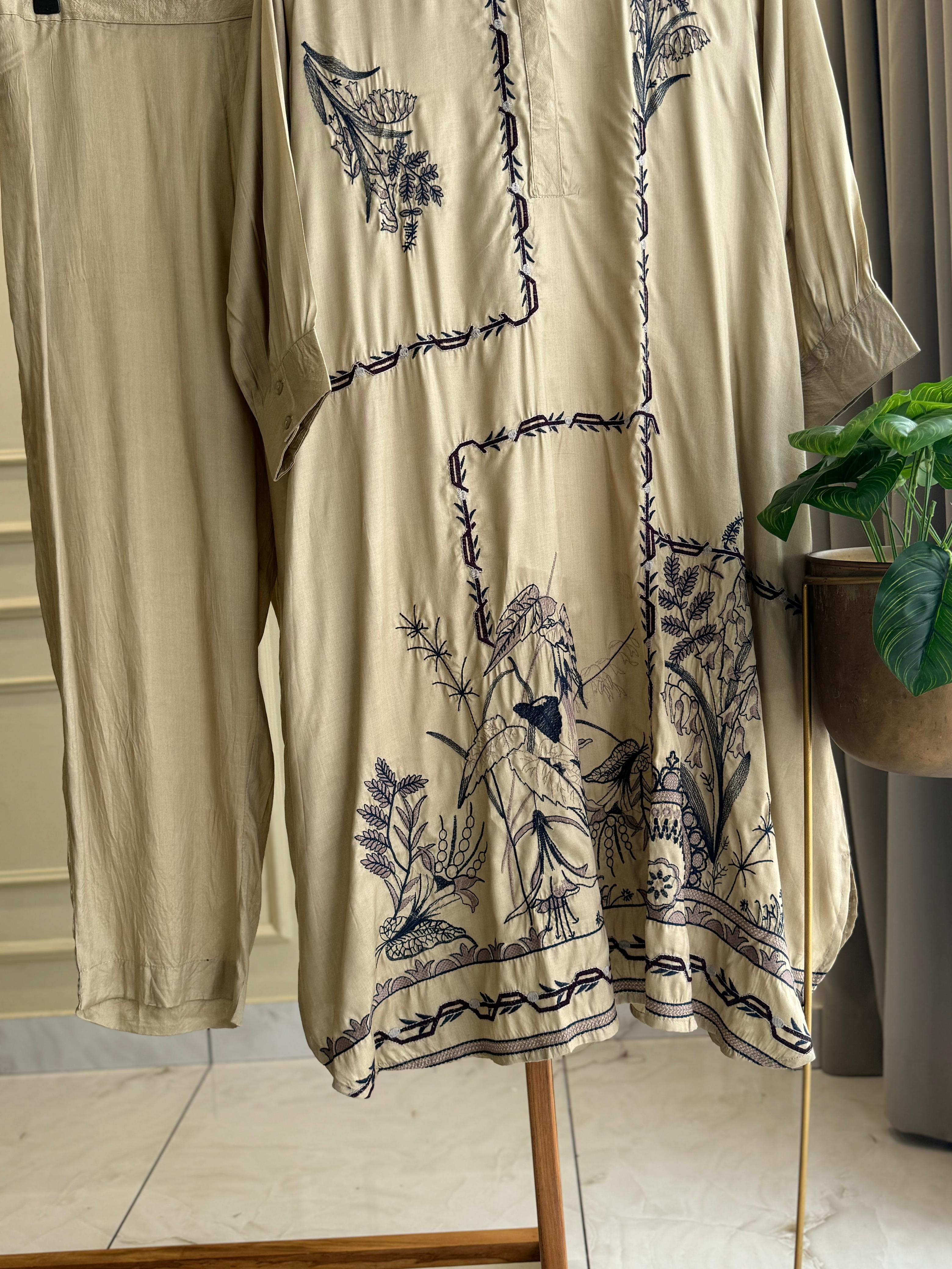 Premium Embroidery 2 Piece Co-od Set