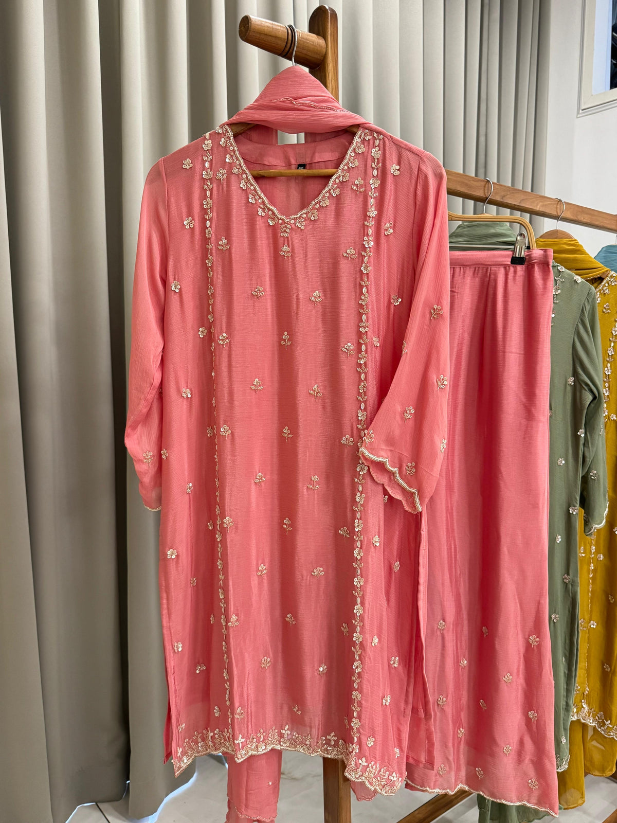 Handworked Premium Ready to wear suit-7690