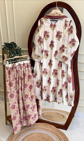 Floral Printed Cotton Set SN5291