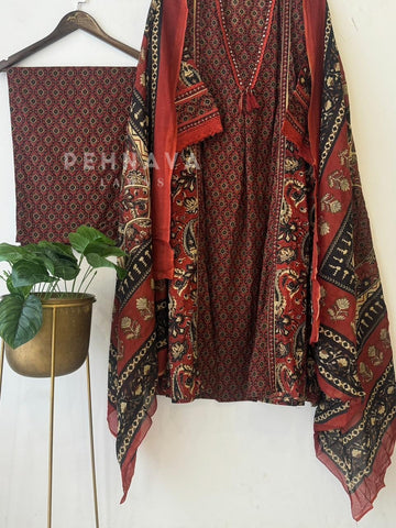 Printed Cotton Kurthi Suit-18251 - Pehnava Lawns