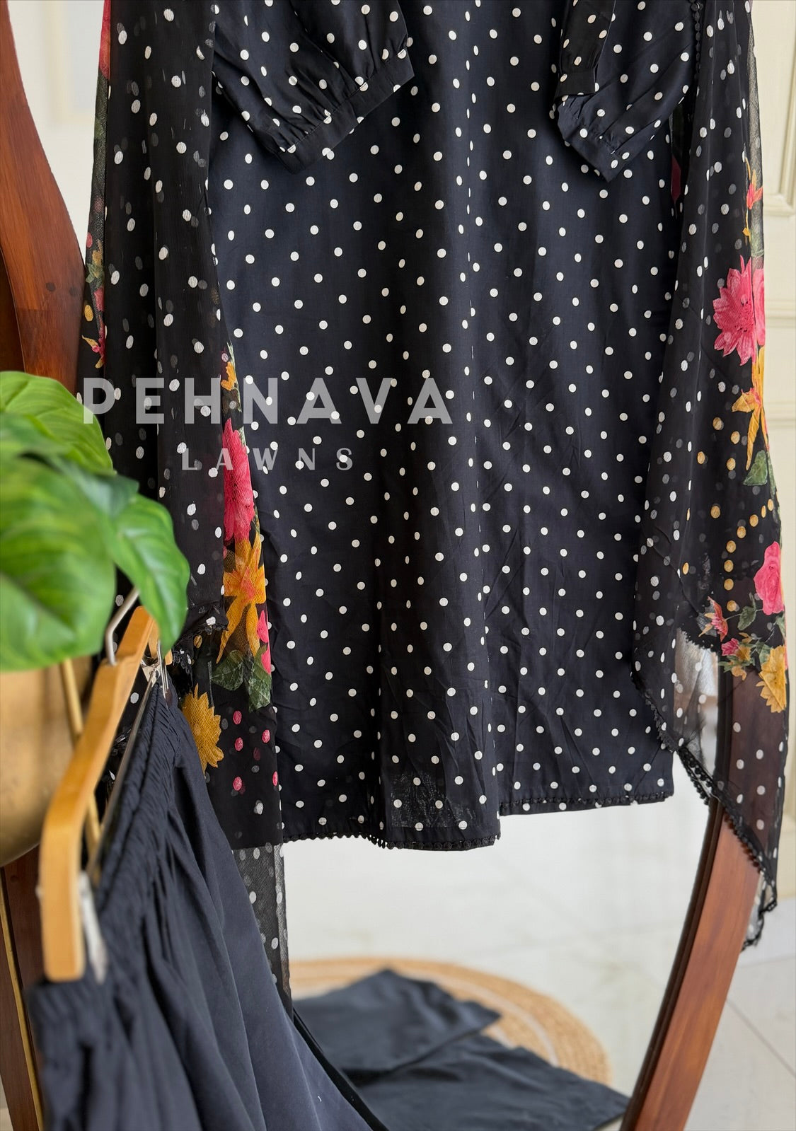 Polka Dot Three-Piece Suit