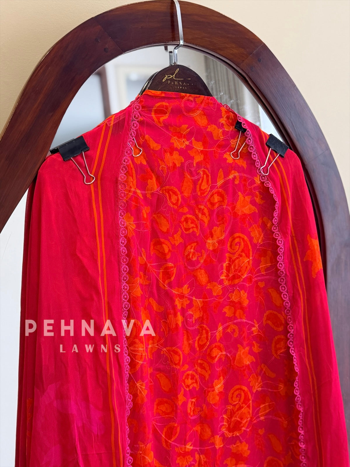 Floral Embroidered Unstitched Suit 4326