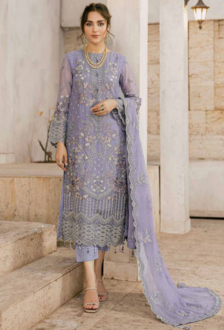 Noor’s Luxurious Embellished Chiffon Suit D8