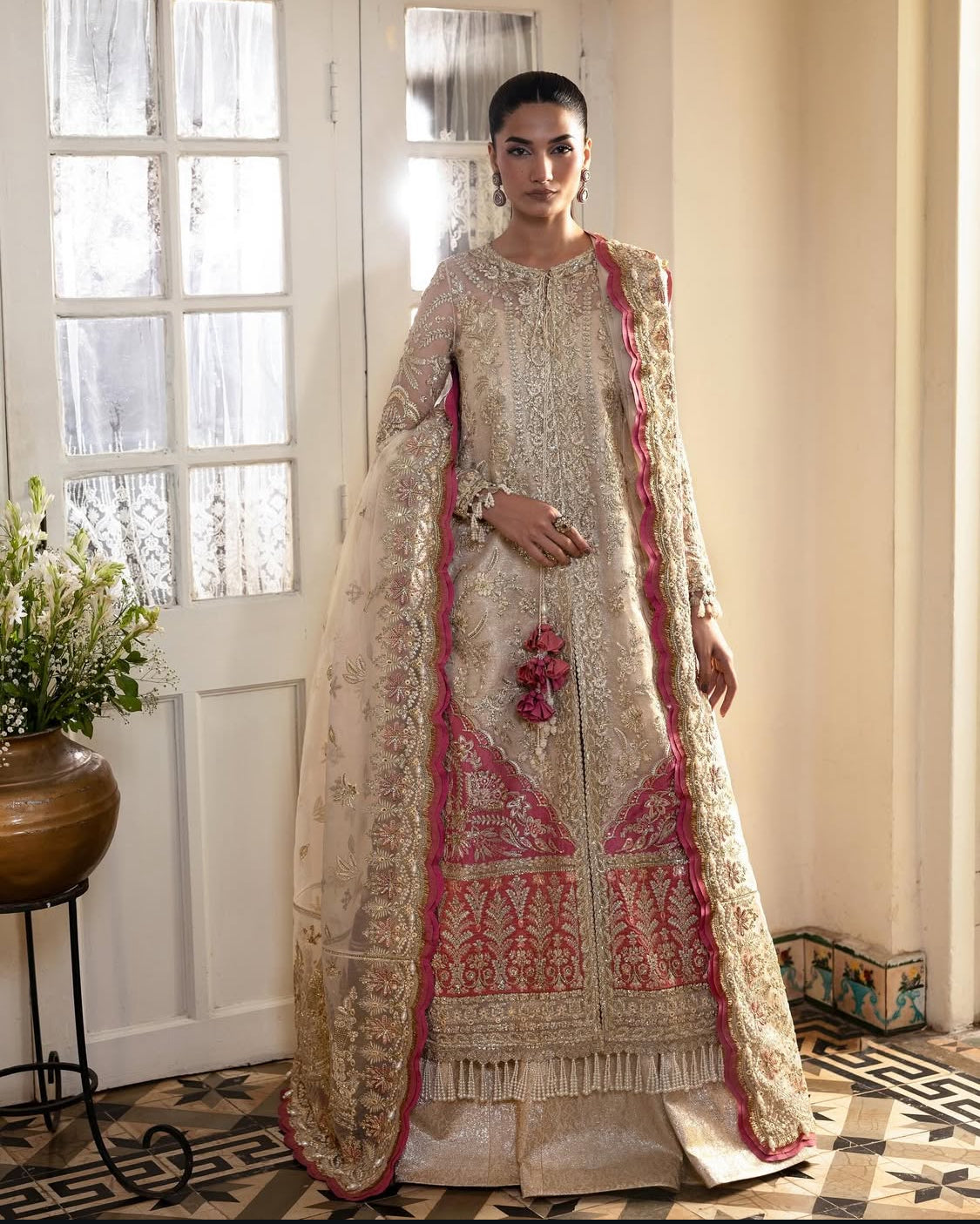 Premium Pastel Lehenga - SILKDAWN - Pehnava Lawns