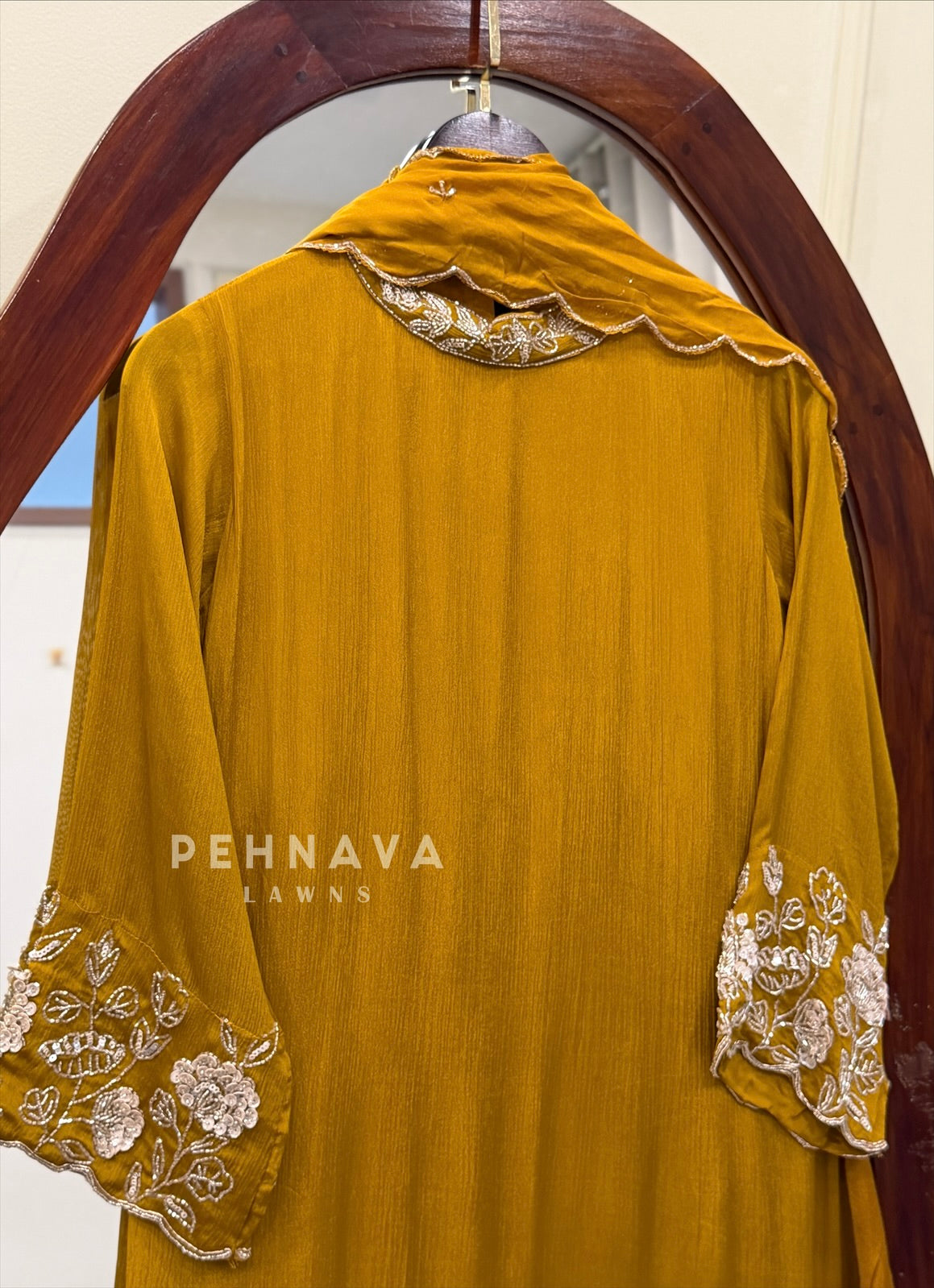 Premium Handworked Chinnon Suit-18355