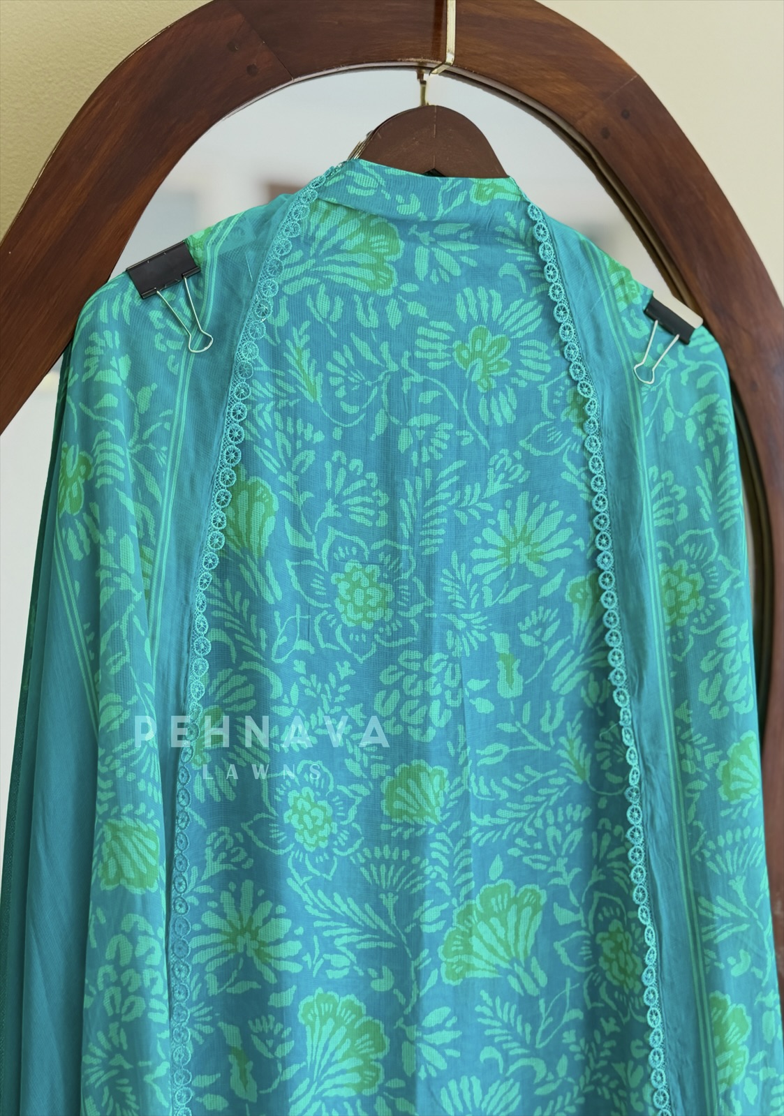 Floral Printed Unstitched Suit 4353