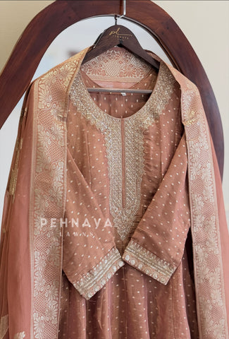 Embroidered Anarkali Ensemble 5713