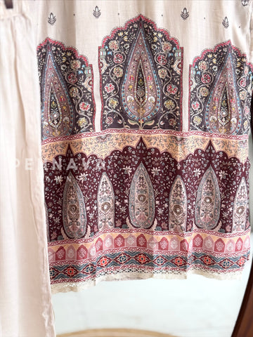 Printed Muslin Suit Set