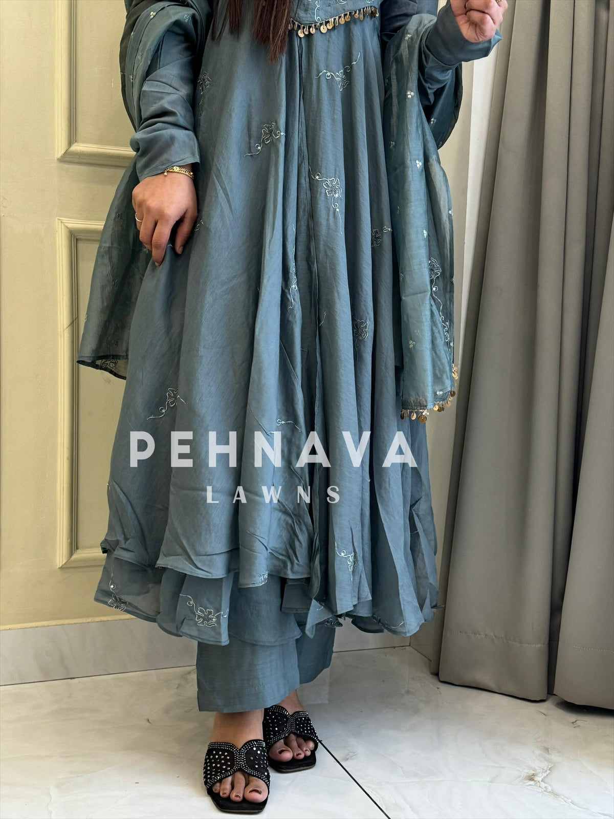 Anarkali Pastel Luxe Suit