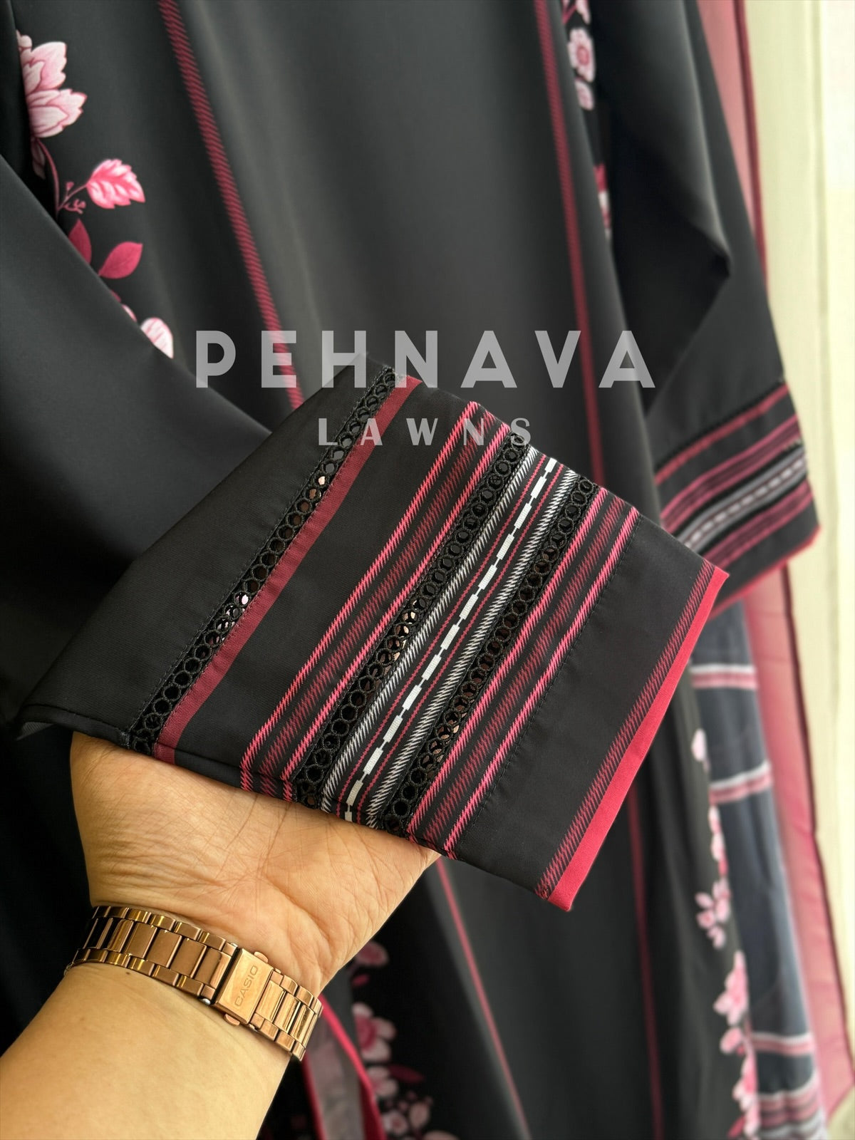 Premium Crepe Ethnic Suit - Pehnava Lawns