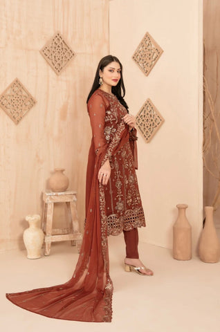 Tawakkal Afsanay Premium Semi Stitched Suit D-4906