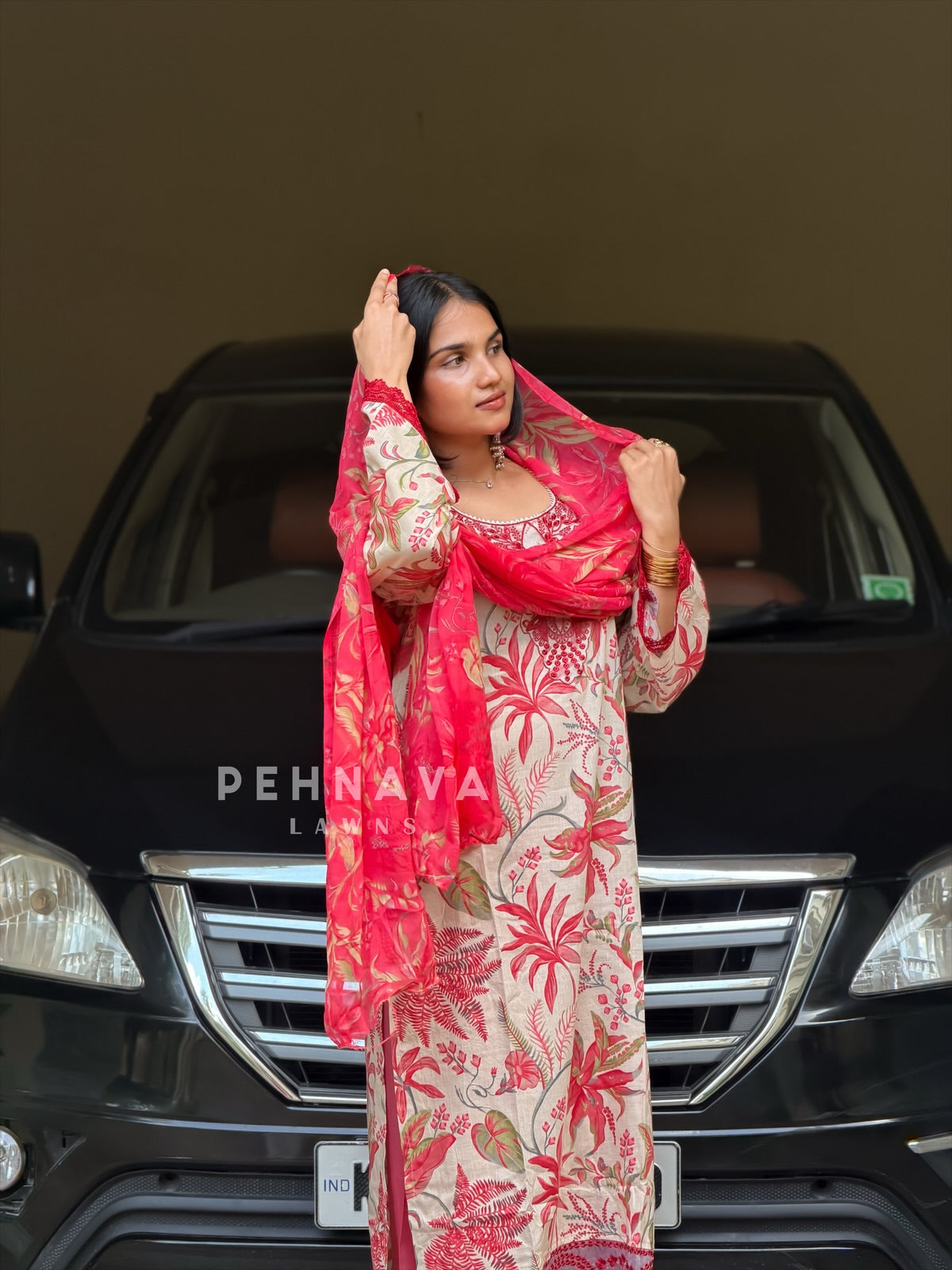 Signature Printed Lawn Unstitched Suit-1550