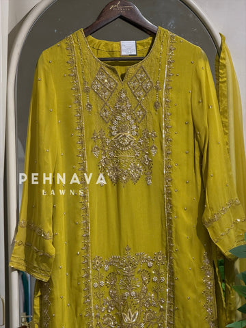 Premium  Handworked Sharara Suit