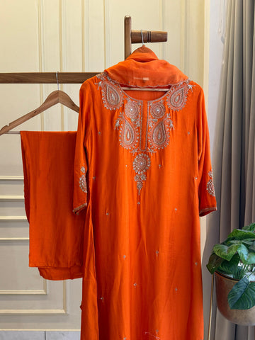 Premium Silk kurta With Handwork