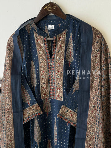 Classic Work Print Suit-No.11/3 - Pehnava Lawns