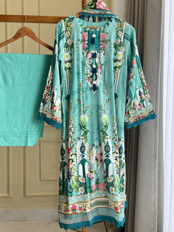 Jade Casual Fit Lawn Suit- 3460