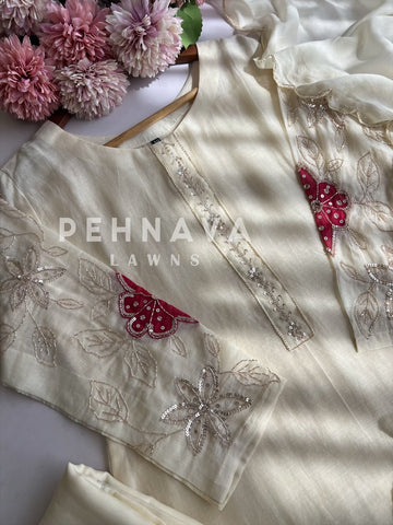 Premium Handworked Ethnic Suit Set-Color Options - Pehnava Lawns