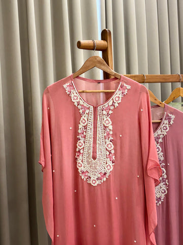 Premium Handworked Ombre kafthan -0192