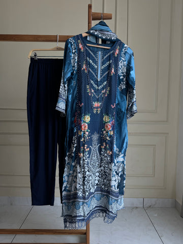 Muslin Hand detailed suit -M-62