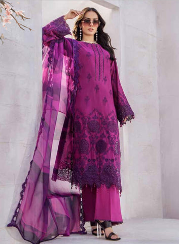 Adan’s Embroidered Lawn Suit-D1