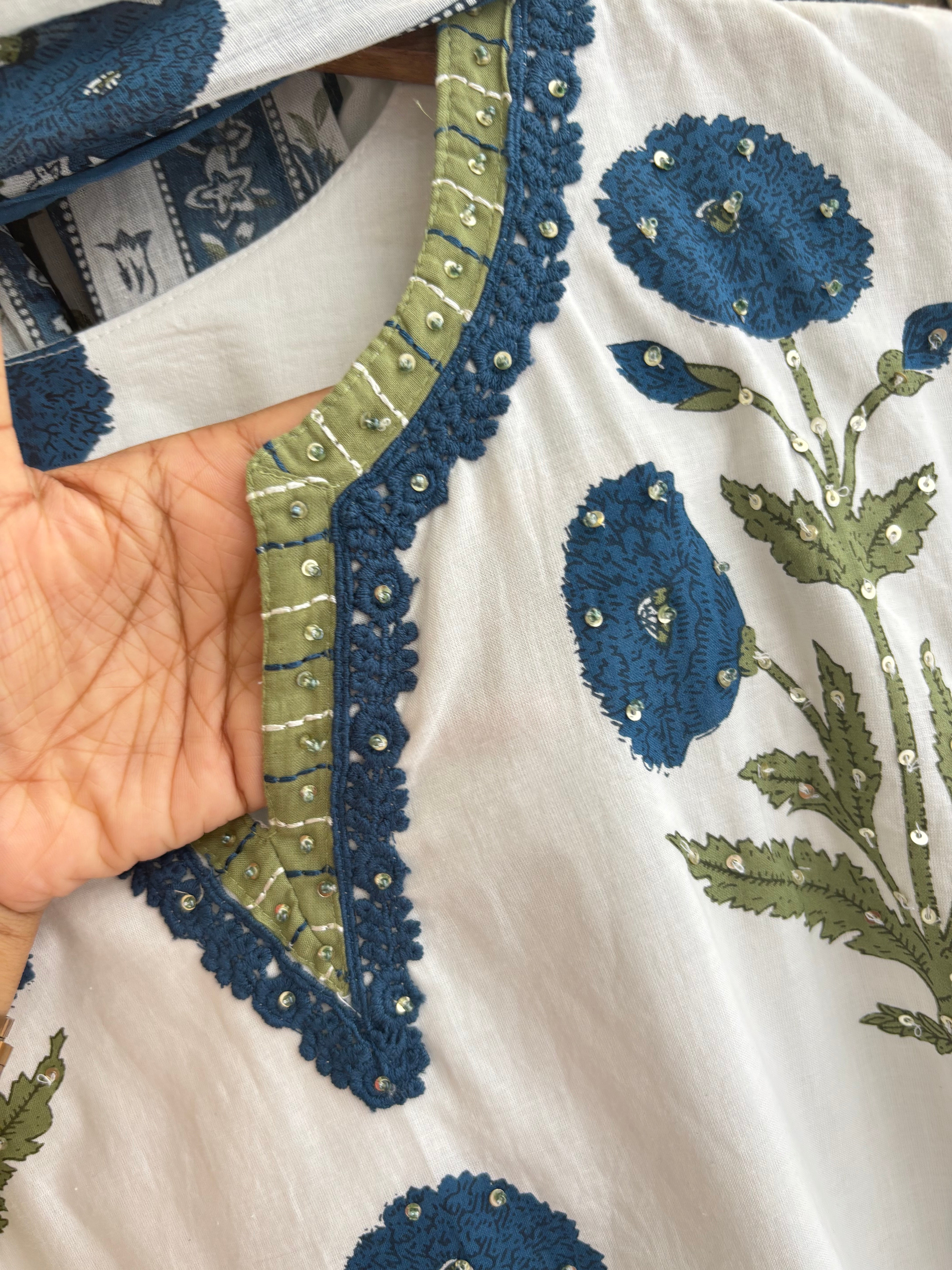 Floral Printed Pure Cotton Co-ord Set