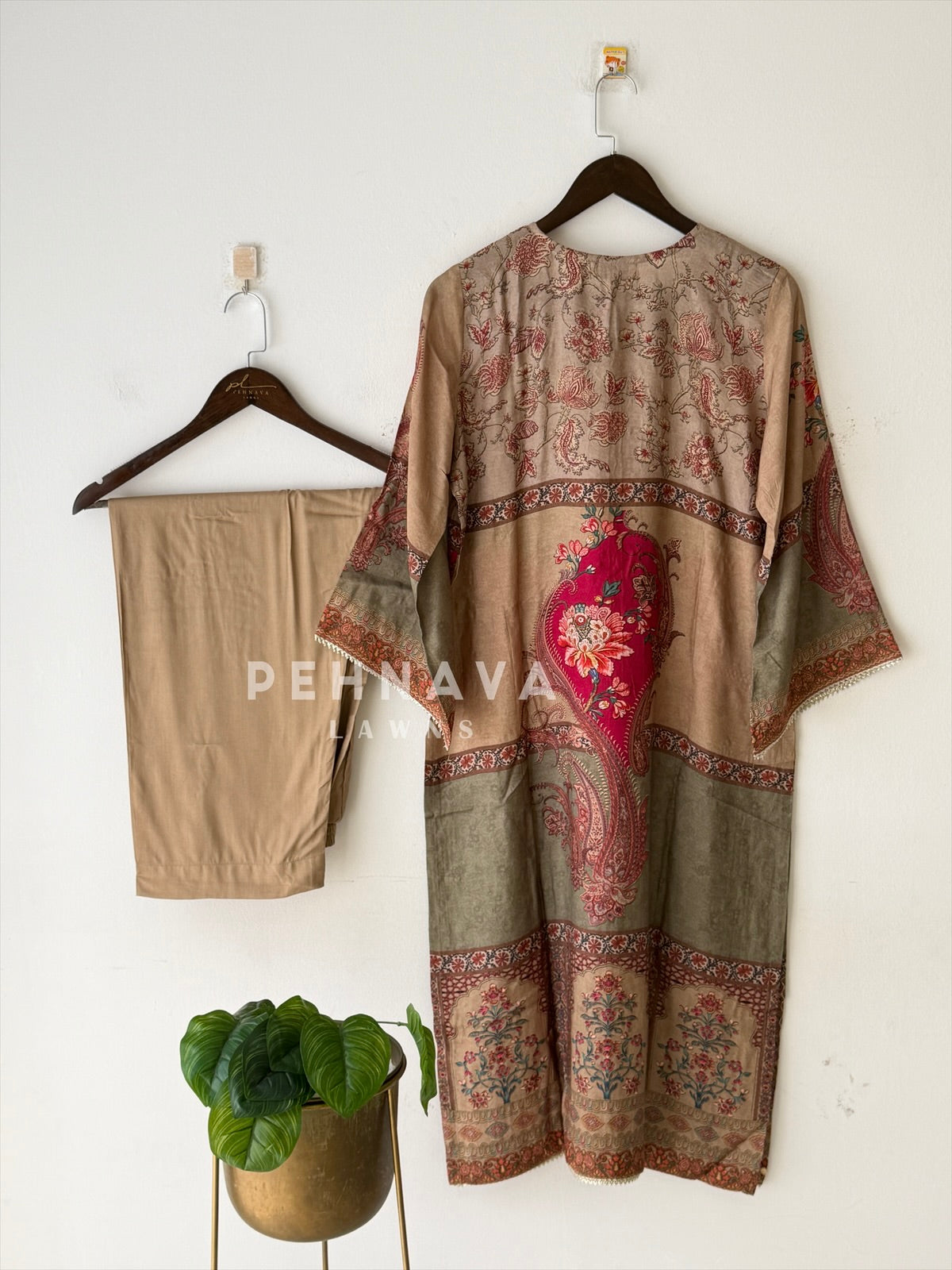 Muslin Unstitched Suit-KT375